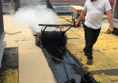 Toiture en membrane élastomère EPDM et TPO à Longueuil sur toit plat / Réparation Toiture Montréal